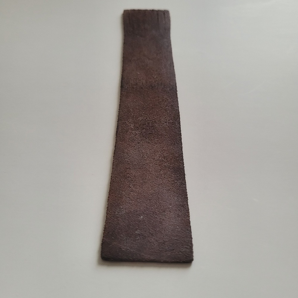 Vintage University Notre Dame‎ Bookmark Leather Fringe Black Gold Embossed - Picture 15 of 16